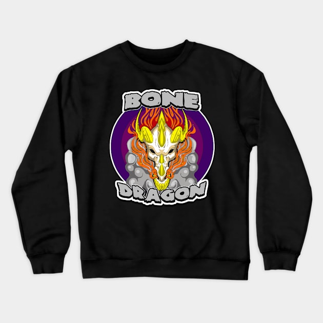 2024 BoneDragon Tee Crewneck Sweatshirt by crowjandesigns